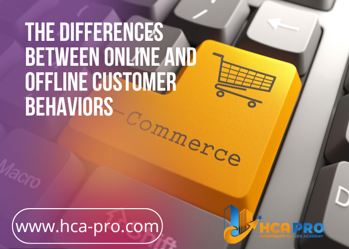 The differences between online and offline customer behaviors